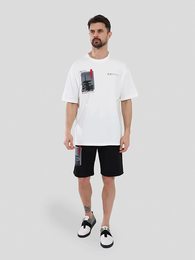 Комплект спортивный (футболка+шорты) мужские всесезонные TOM85165-02 | 1