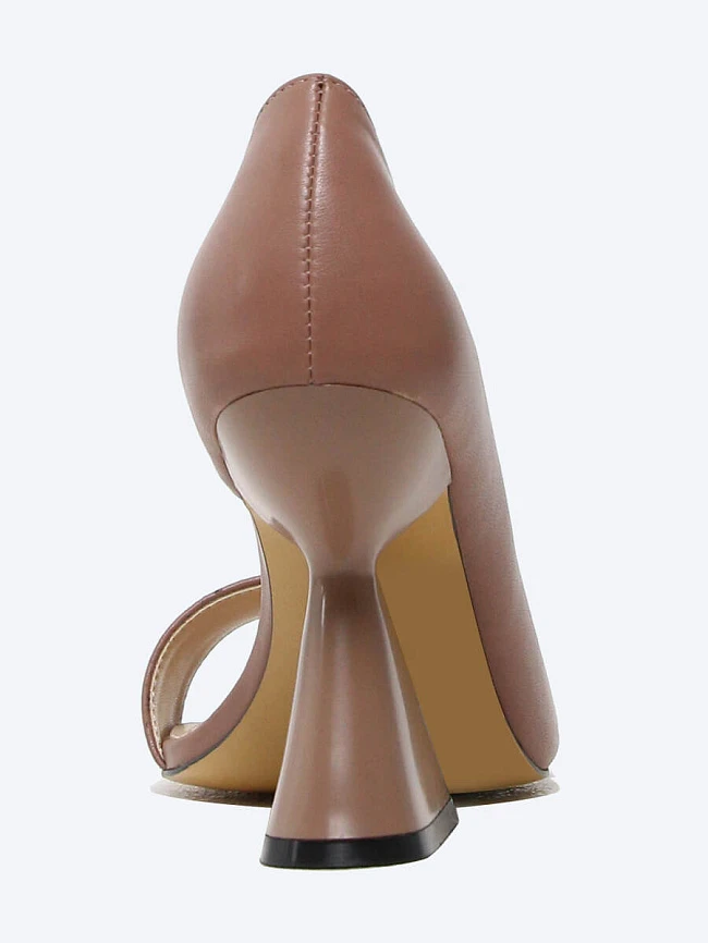 Туфли женские летние, цвет бежевый, искусственная кожа 1848481 | 5