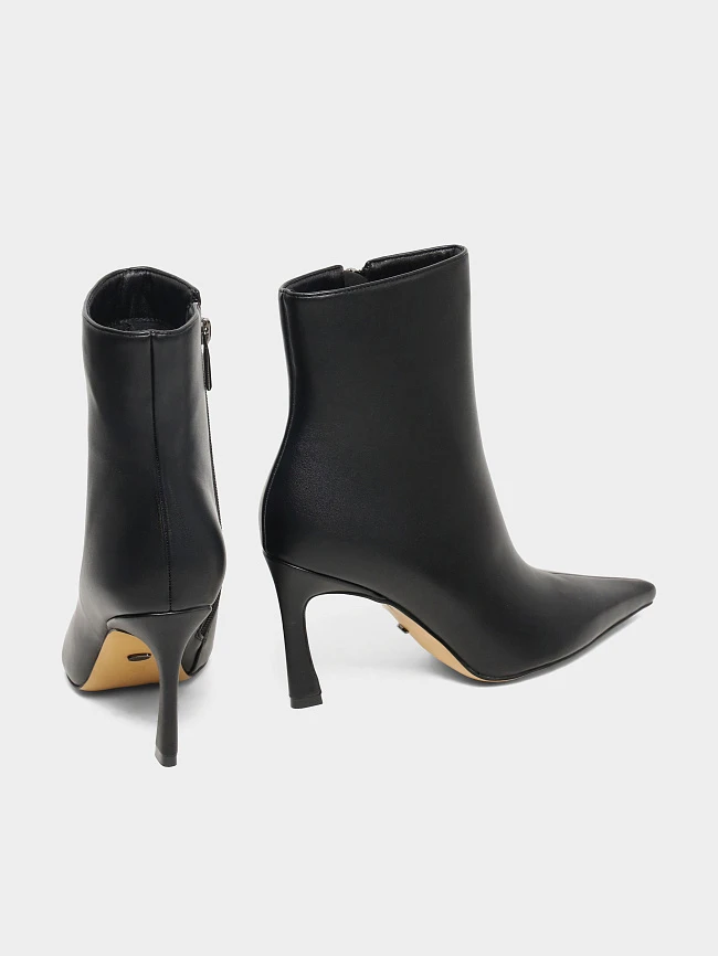 Полусапоги женские всесезонные, цвет черный, искусственная кожа 6550330-L | 3