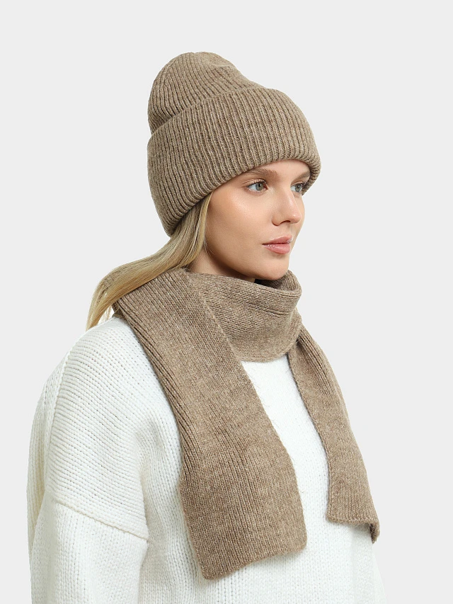 Шапка+шарф женские осень-зима FG0050-08P2 | 1