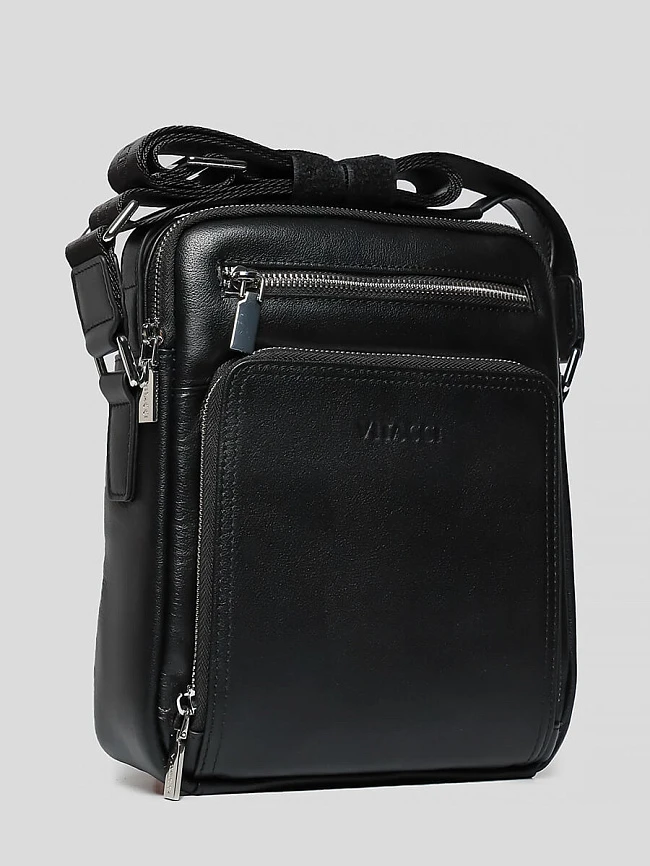 Сумка SU0115-01P мужская цвет черный, натуральная кожа SU0115-01P | 2