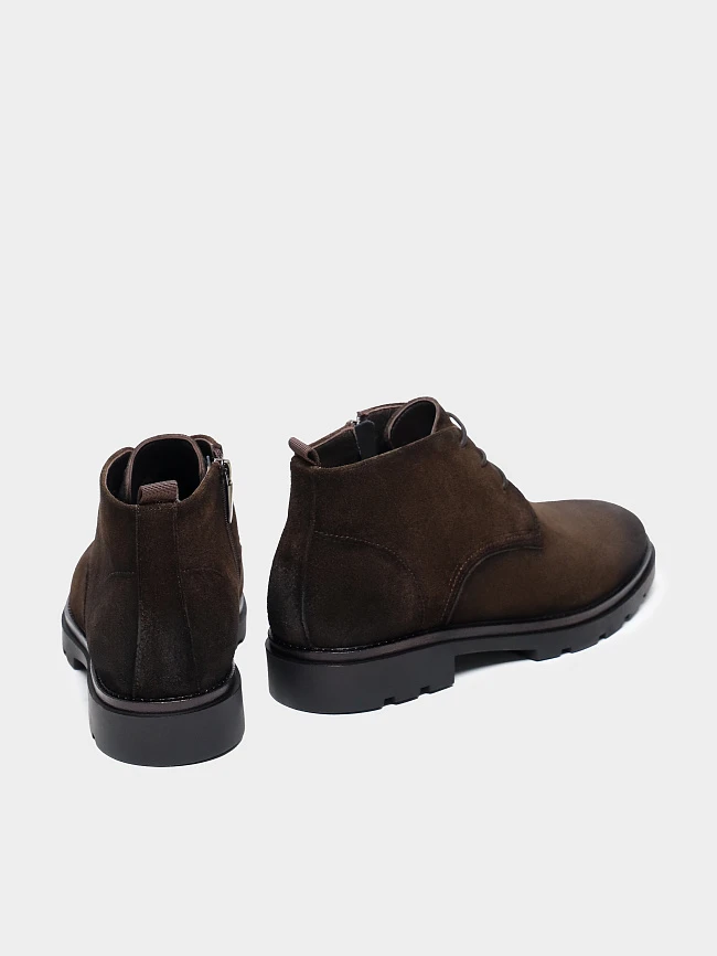 Ботинки мужские зимние, цвет коричневый, натуральный спилок M1782559M | 4