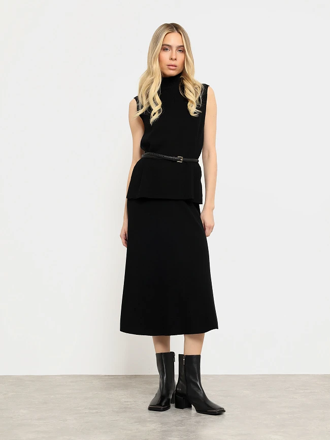 Полусапоги женские всесезонные, цвет черный, натуральная кожа 642264 | 8