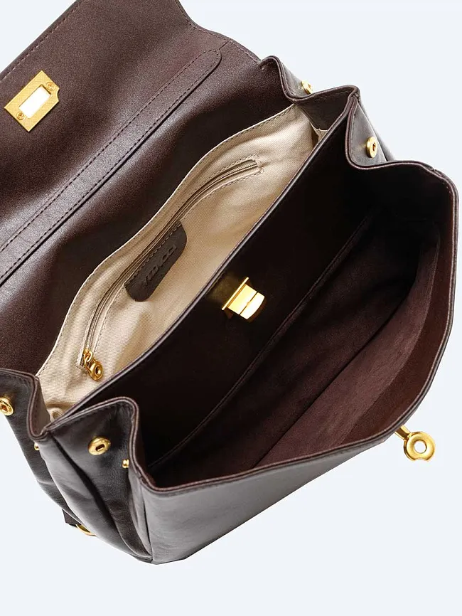 Сумки DUA003-04 женскии цвет коричневый, натуральная кожа DUA003-04 | 4