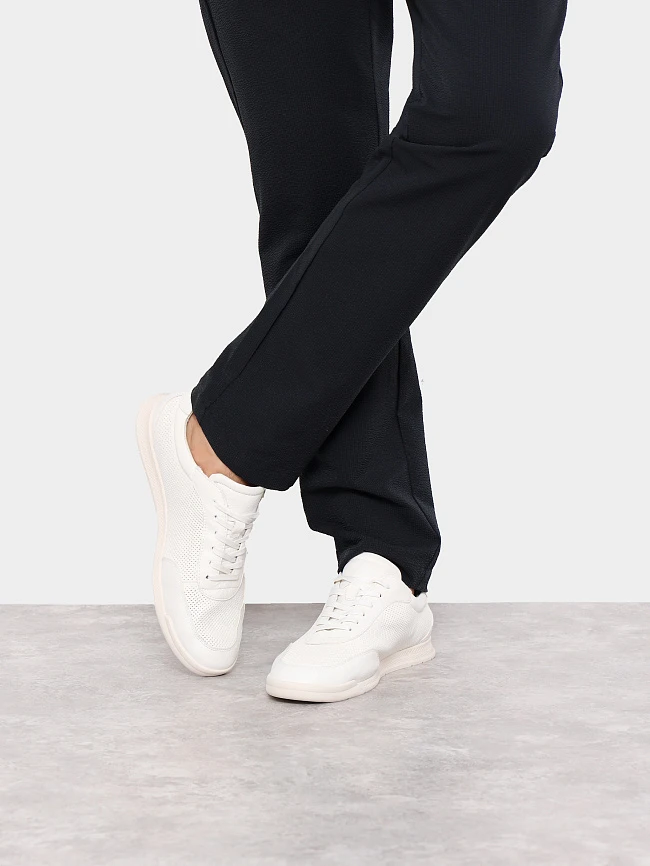 Кроссовки мужские летние, цвет белый, натуральная кожа M1782763 | 7