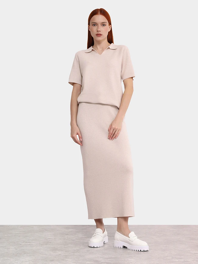 Лоферы женские всесезонные, цвет молочный, натуральная кожа 1013161 | 12