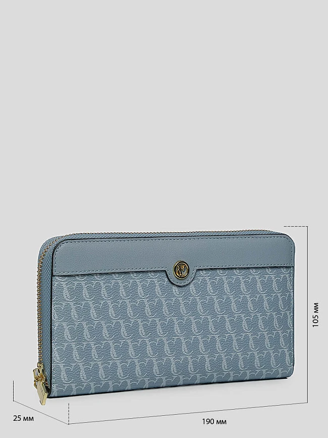 Кошельки HS750-10 женские цвет голубой, искусственная кожа/натуральная кожа HS750-10        | 2