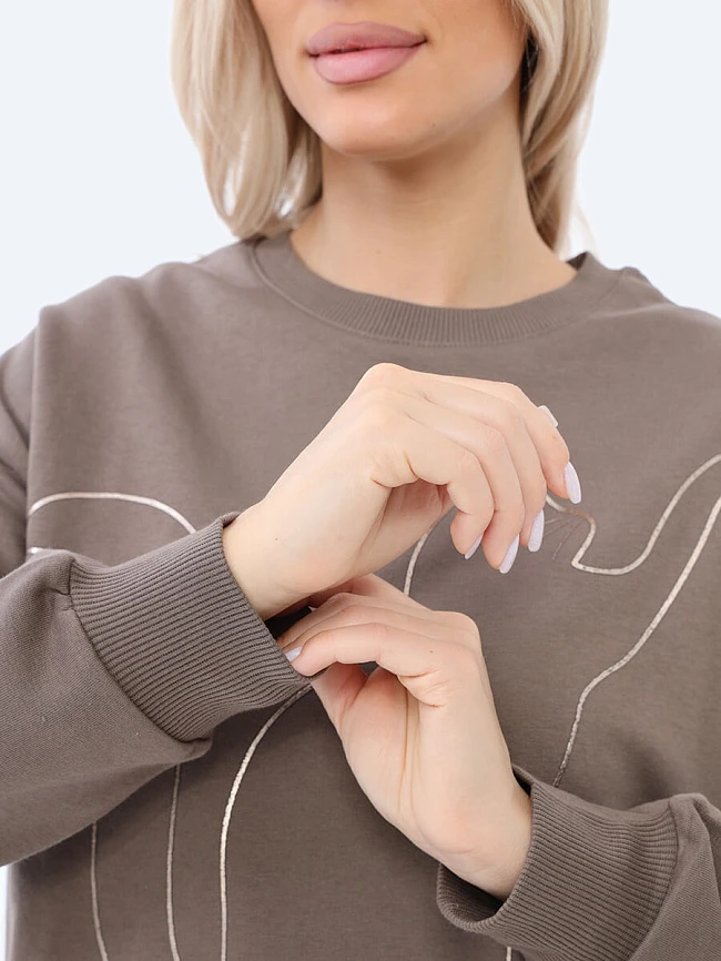 Джемпер спортивный женский всесезонные TE8063-04 | 4