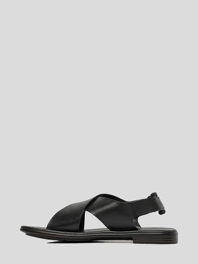 Сандалии мужские летние, цвет черный, натуральная кожа M1781378 | 3