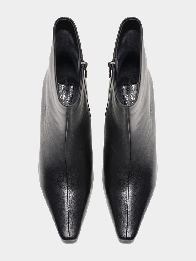 Полусапоги женские всесезонные, цвет черный, натуральная кожа 944225 | 5