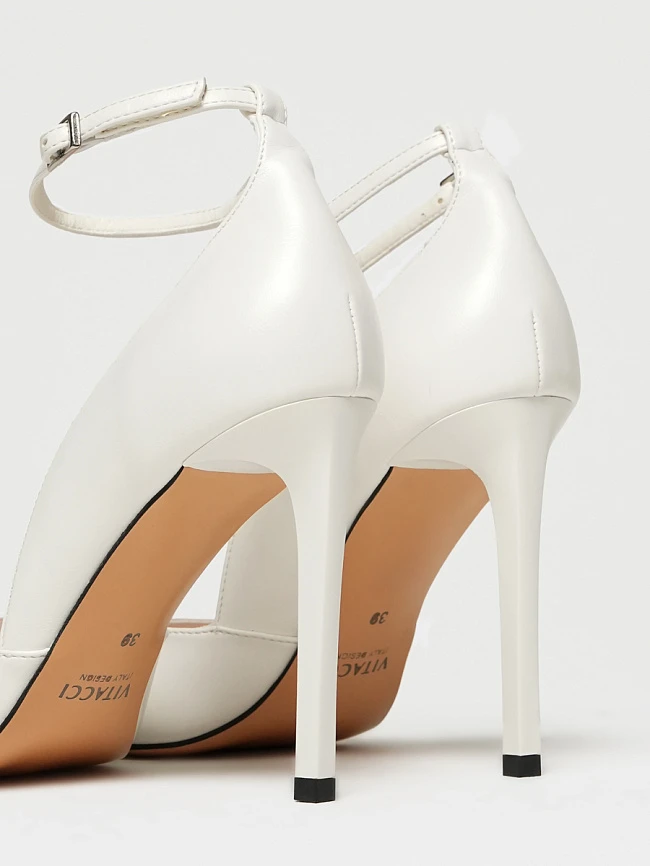 Туфли женские всесезонные, цвет белый, искусственная кожа 6550622 | 4