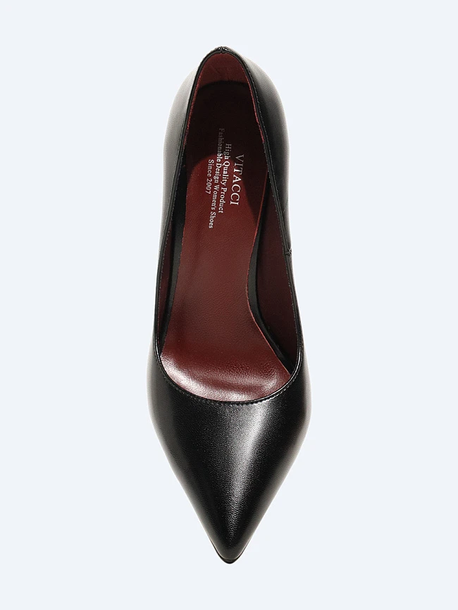 Туфли женские всесезонные, цвет черный, искусственная кожа 6550303 | 4