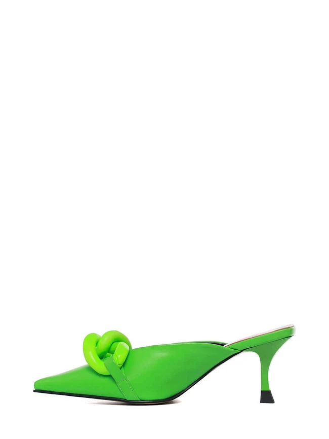 Мюли 1396031 женские цвет зеленый, искусственная кожа 1396031         | 3