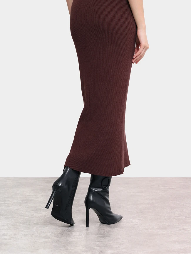 Полусапоги женские демисезонные, цвет черный, натуральная кожа 1492343P | 8