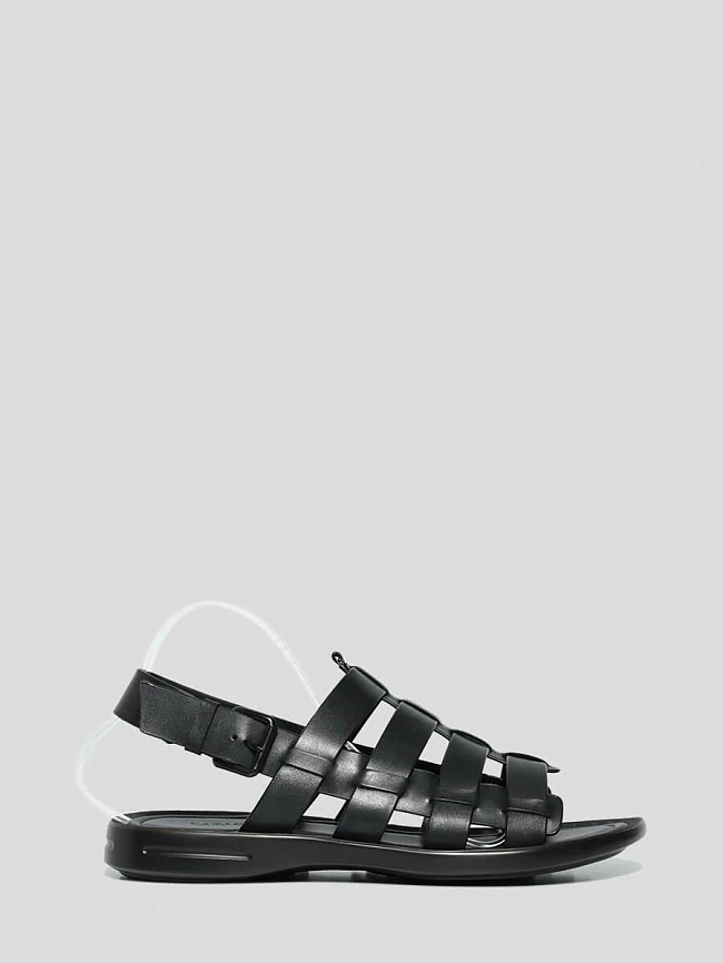 Сандалии мужские летние, цвет черный, натуральная кожа M1781376 | 2