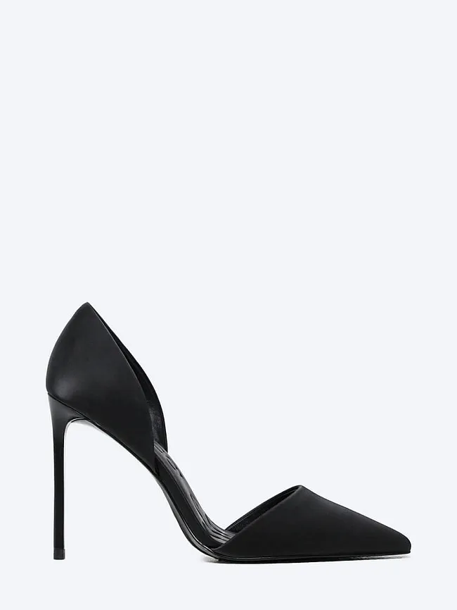 Туфли женские всесезонные, цвет черный, натуральная кожа 1493459P | 2