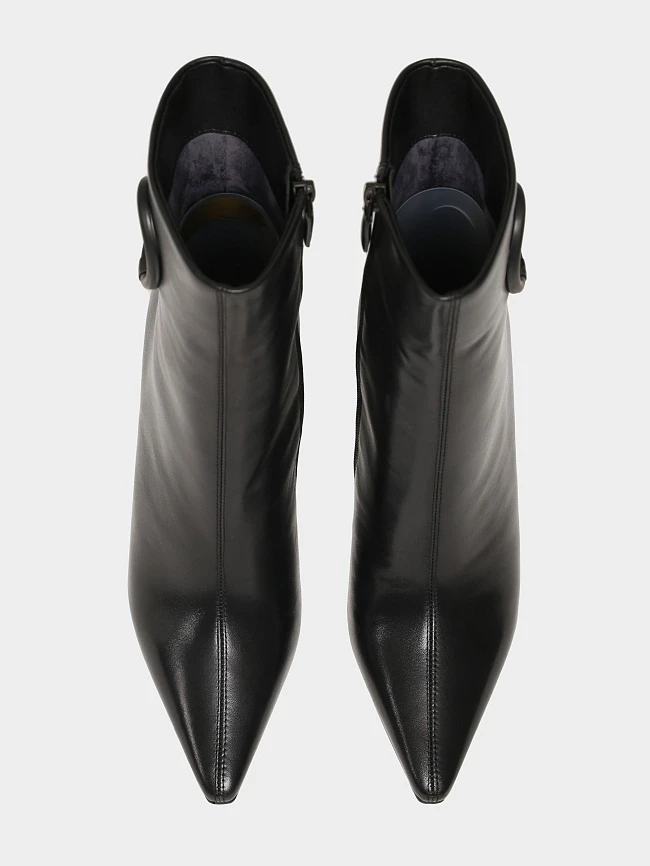 Полусапоги женские демисезонные, цвет черный, натуральная кожа 1492343P | 4