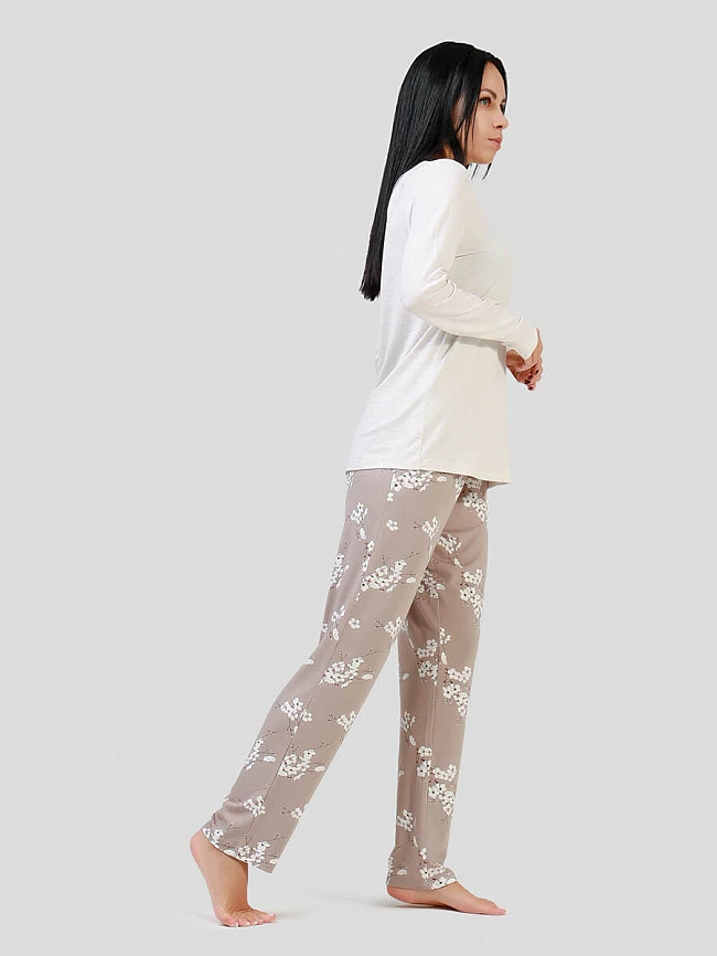 Пижама (джемпер+брюки) женские всесезонные PYJ2222-02 | 2