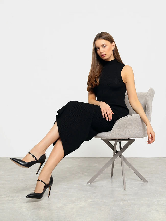 Туфли женские всесезонные, цвет черный, искусственная кожа 6550348 | 7