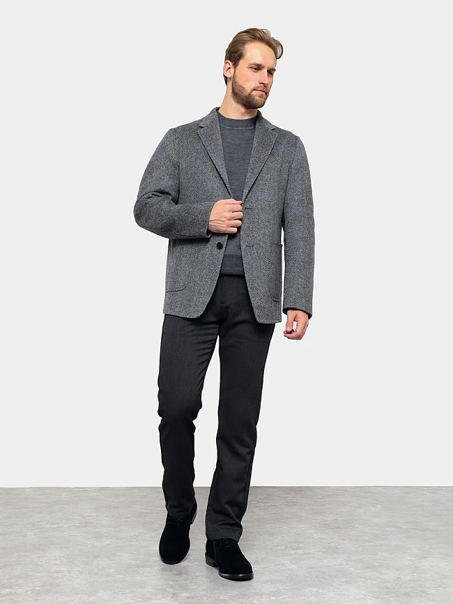 Ботинки мужские зимние, цвет черный, натуральный велюр M1022593M | 9