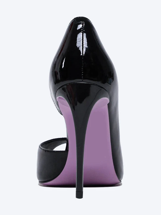 Туфли женские летние, цвет черный, натуральная лаковая кожа 1494272 | 5