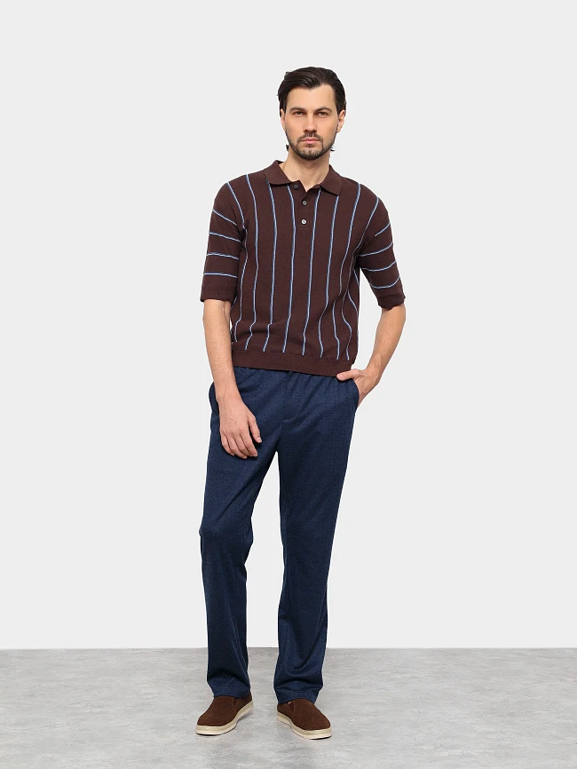 Слипоны мужские демисезон; лето;, цвет коричневый, натуральный спилок M801334 | 8