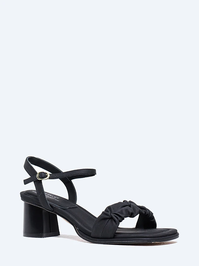 Босоножки женские летние, цвет черный, натуральная кожа 17VC257 | 1