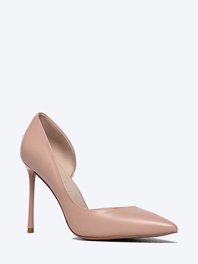 Туфли женские всесезонные, цвет бежевый, натуральная кожа 496654 | 1