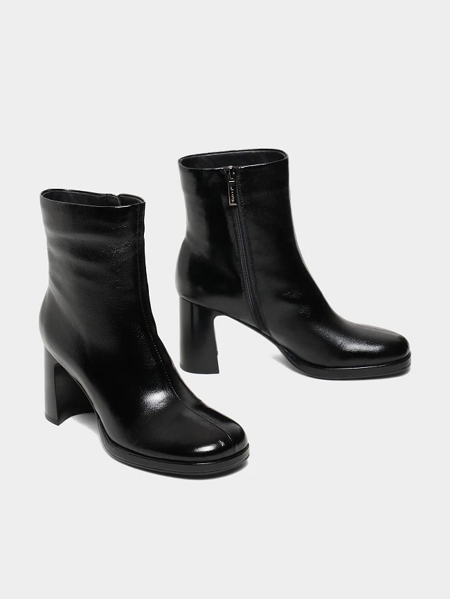 Полусапоги женские демисезонные, цвет черный, натуральный наплак 944270 | 3