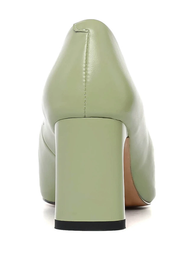 Туфли 1395405 женские цвет зеленый, натуральная кожа и полимерные материалы 1395405         | 5