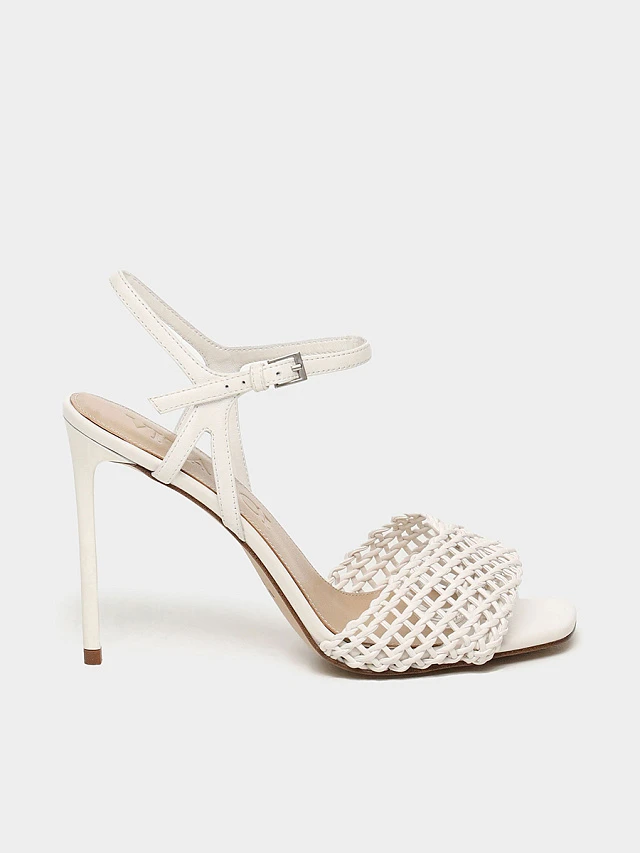 Босоножки женские летние, цвет белый, натуральная кожа 1495054 | 1