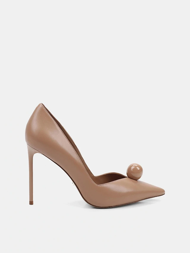 Туфли женские всесезонные, цвет бежевый, натуральная кожа 1494133 | 1