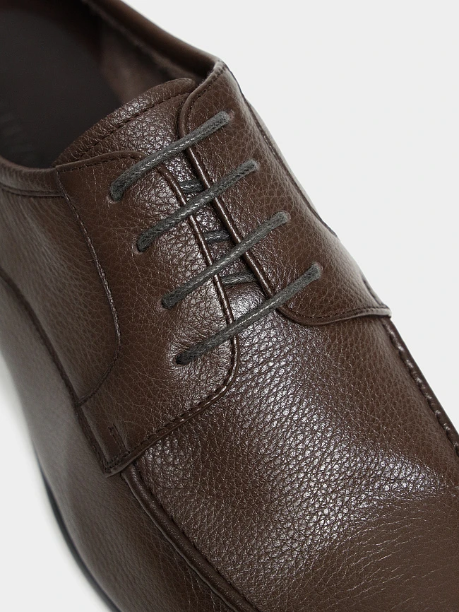 Полуботинки мужские летние, цвет коричневый, натуральная кожа M1023168 | 5