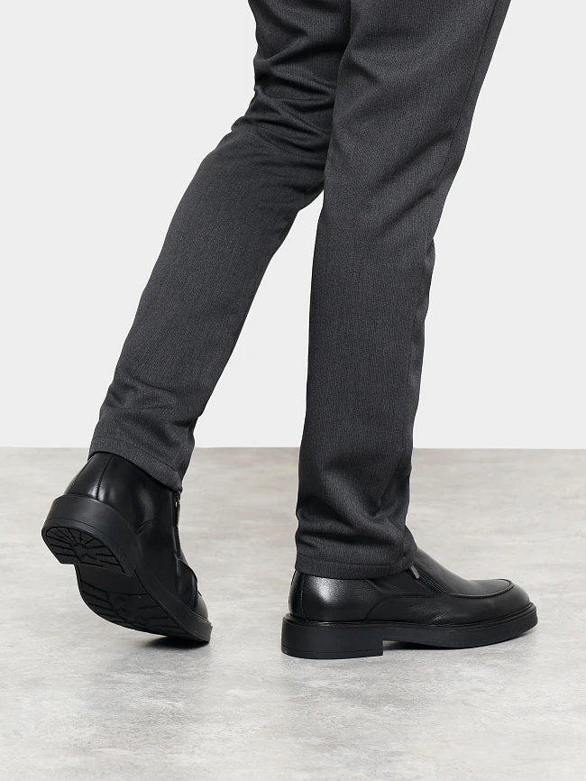 Ботинки мужские демисезонные, цвет черный, натуральная кожа M1022562 | 8