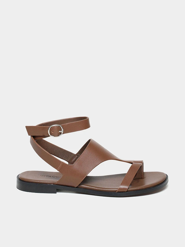 Сандалии женские летние, цвет коричневый, натуральная кожа 7210509 | 8