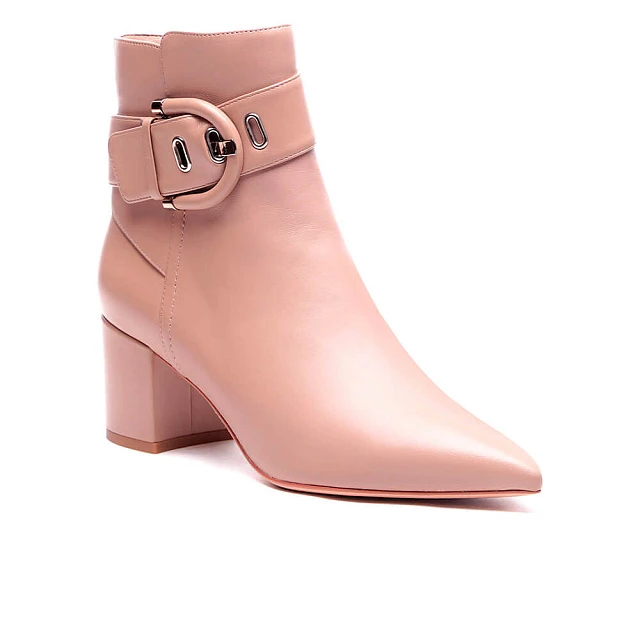 Ботильоны 492350 женские цвет бежевый, натуральная кожа 492350          | 1