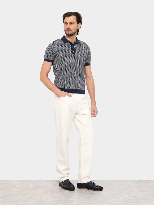 Лоферы мужские демисезон; лето;, цвет синий, натуральная кожа M254449 | 8