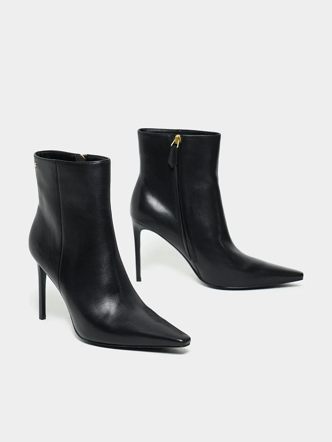 Ботильоны женские всесезонные, цвет черный, натуральная кожа 1494524 | 3