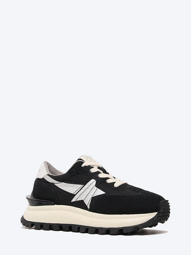 Кроссовки женские демисезонные, цвет черный, натуральный велюр/текстиль 17VC157 | 1