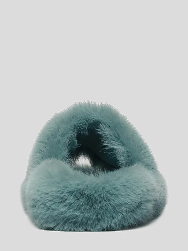 Сабо 1012601P2 женские цвет синий, искусственный мех/текстиль 1012601P2 | 4