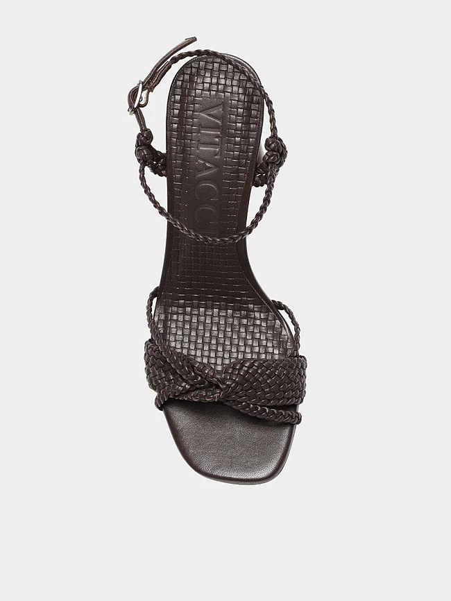 Босоножки женские летние, цвет коричневый, натуральная кожа 1821734 | 4