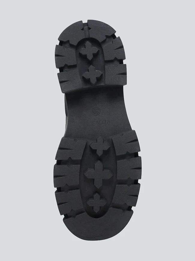 Ботинки женские демисезонные, цвет черный, искусственная кожа/натуральная кожа и полимерные материалы 1847725 | 6