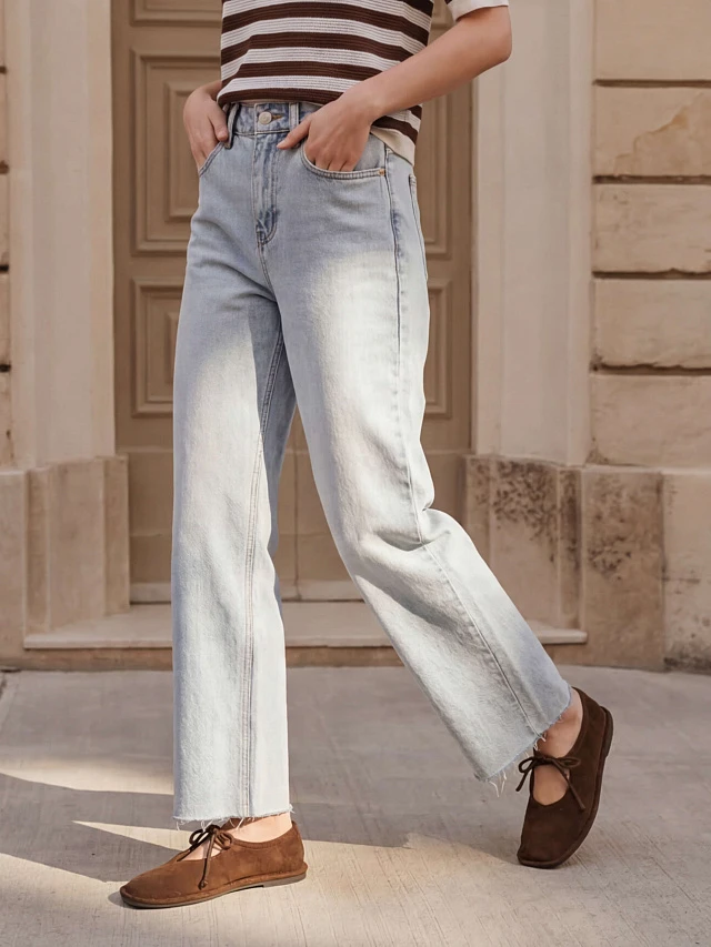 Джинсы женские всесезонные YLA004-10 | 1