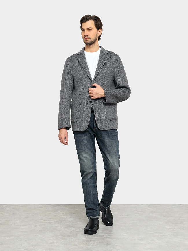 Ботинки мужские демисезонные, цвет черный, натуральная кожа M801243 | 12