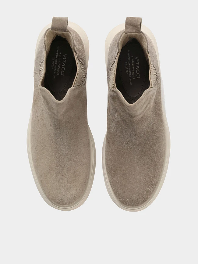 Ботинки женские демисезонные, цвет мокко, натуральный спилок 136555 | 5