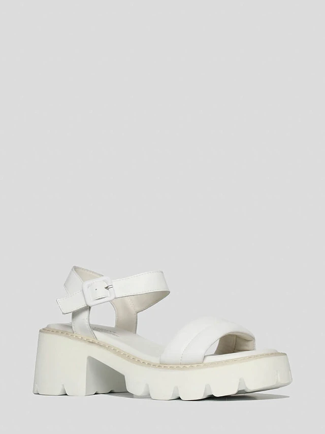 Сандалии 1846777 женские цвет белый, натуральная кожа и полимерные материалы 1846777 | 1