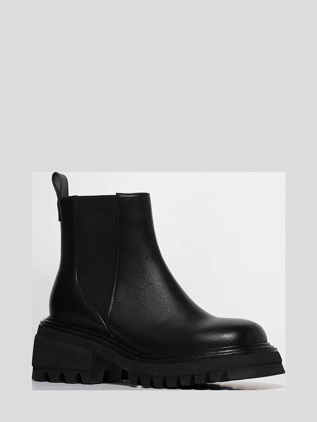 Полусапоги 1399743 женские цвет черный, натуральная кожа 1399743 | 1