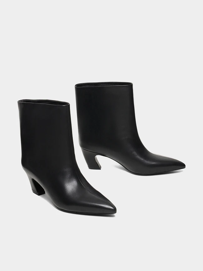 Полусапоги женские всесезонные, цвет черный, натуральная кожа 497222 | 3