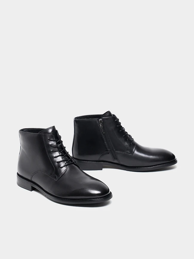 Ботинки мужские зимние, цвет черный, натуральная кожа M1782514M | 3