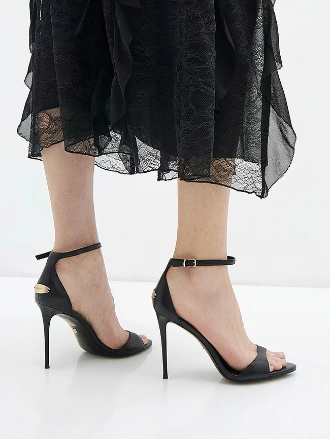 Босоножки женские летние, цвет черный, натуральная кожа 1493331P | 6